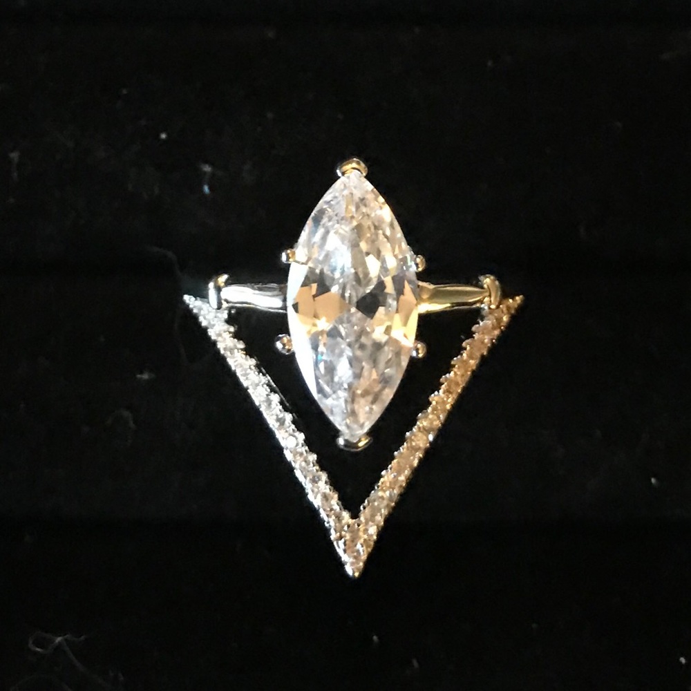 **SOLD** Size 7, Marquise "Diamond" Ring